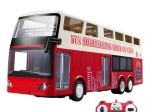 Dvojposchodový autobus RC 1:18 červený s diaľkovým ovládaním