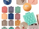 Senzorické mäkké kocky a loptičky, vzdelávacia sada 15 ks