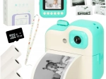 Detský instantný fotoaparát s termotlačiarňou a kartou 32 GB