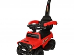 Jeździk pchací auto s efektmi červený