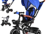 Detský trojkolesový bicykel 3v1 s strieškou TINY BIKE