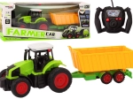 RC traktor s prívesom 1:16, zelený