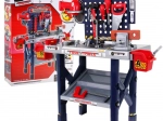 Veľká dielňa pre deti 3+ Pracovný stôl s náradím 55 ks + Elektrický skrutkovač + Interaktívne funkcie