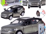 Kovový model elektrického crossoveru Volvo XC40 s funkciou svetiel a zvukov