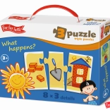 Far Far Land puzzle trojice – 8 obrázkov