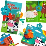 Textilná knižka s chvostíkmi WOOPIE baby