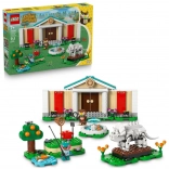lego animal crossing Blathers a múzejné kolekcie stavebnica