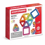 MAGFORMERS Rainbow magnetické kocky 30 dielov