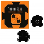 Toddleroad kruhový objazd a križovatka – flexibilná cesta, 2 silikónové diely