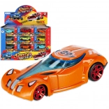 Kovové pretekárske autíčko 8 cm