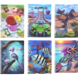 Zápisník so špirálou A5, linajkovaný, 80 strán