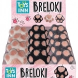 Prívesok labka mix 3 vzory 12 kusov displej