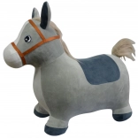 Skákací oslík pre deti s obalom a pumpičkou