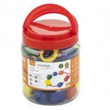 Drevené navliekacie koráliky do ruky – extra veľké