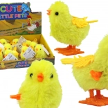 Poskakujúce žlté navíjacie kuriatko