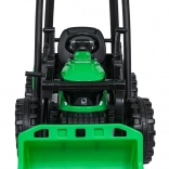 elektrický traktor s prívesom mega d68 zelený