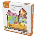 Drevené magnetické puzzle Viga – Červená čiapočka