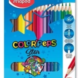 Trojhranné pastelky MAPED Color'Peps 18 farieb