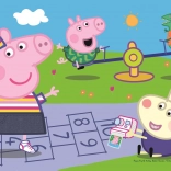 Minipuzzle 54 dielikov PEPPa PIG – Šťastný deň