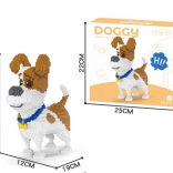 Stavebnica 1930 dielikov – pes JACK RUSSELL