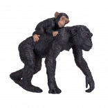 Figúrka šimpanza s mláďaťom – realistické zvieratko pre deti aj zberateľov