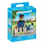 Playmobil My Life bežec s border koliou