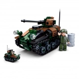 Sluban Model Bricks malý tank Wiesel 2v1 stavebnica