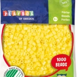 Zažehlovacie korálky pastelové žlté 1000 ks