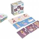 Véééliké puzzle trio Môj deň vzdelávacia skladačka