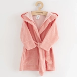 detský froté župan New Baby Comfortably ružový 92/98