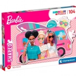 puzzle 104 dielikov shaped barbie