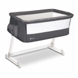 Postieľka prístavná Lionelo Theo tmavo sivá