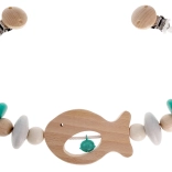 Hess retiazka na kočík tyrkysová Rybička