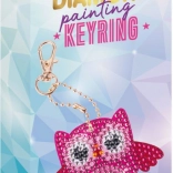 Diamantové maľovanie prívesok Sova