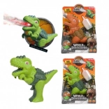dinosauřia parná pištoľ so svetlom a zvukom, plast 13 × 16 cm