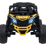 Detské elektrické terénne auto CAN-AM MAVERICK 24 V žlté