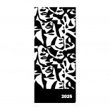 Mesačný diár 2025 Faces PVC