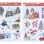 Vianočné okenné dekorácie 41 × 29 cm