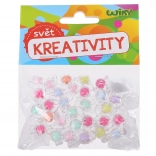 Farebné korálky mix 16 mm