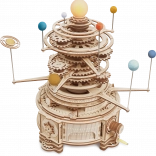 Drevený mechanický model slnečnej sústavy ROKR Orrery 3D puzzle