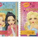 Krúžkový blok s linkami Besties