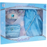 Súprava pre malú princeznú so šatami a doplnkami