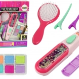 Súprava na farbenie vlasov s kriedami a žehličkou