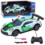 Športové policajné auto RC Drift s LED osvetlením 1:22