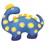 Plyšový dinosaurus modrý 33 cm