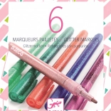 Trblietavé pastelové fixky Djeco