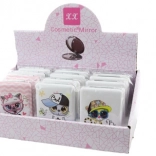 Vreckové zrkadielko so zvieratkami, 12 ks