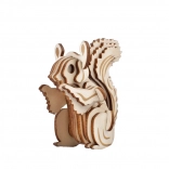 Woodcraft drevené 3D puzzle – veverička