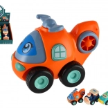 Plastový dopravný prostriedok na zotrvačník pre deti