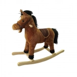 Hojdací koník hnedý 71 × 28 × 65 cm